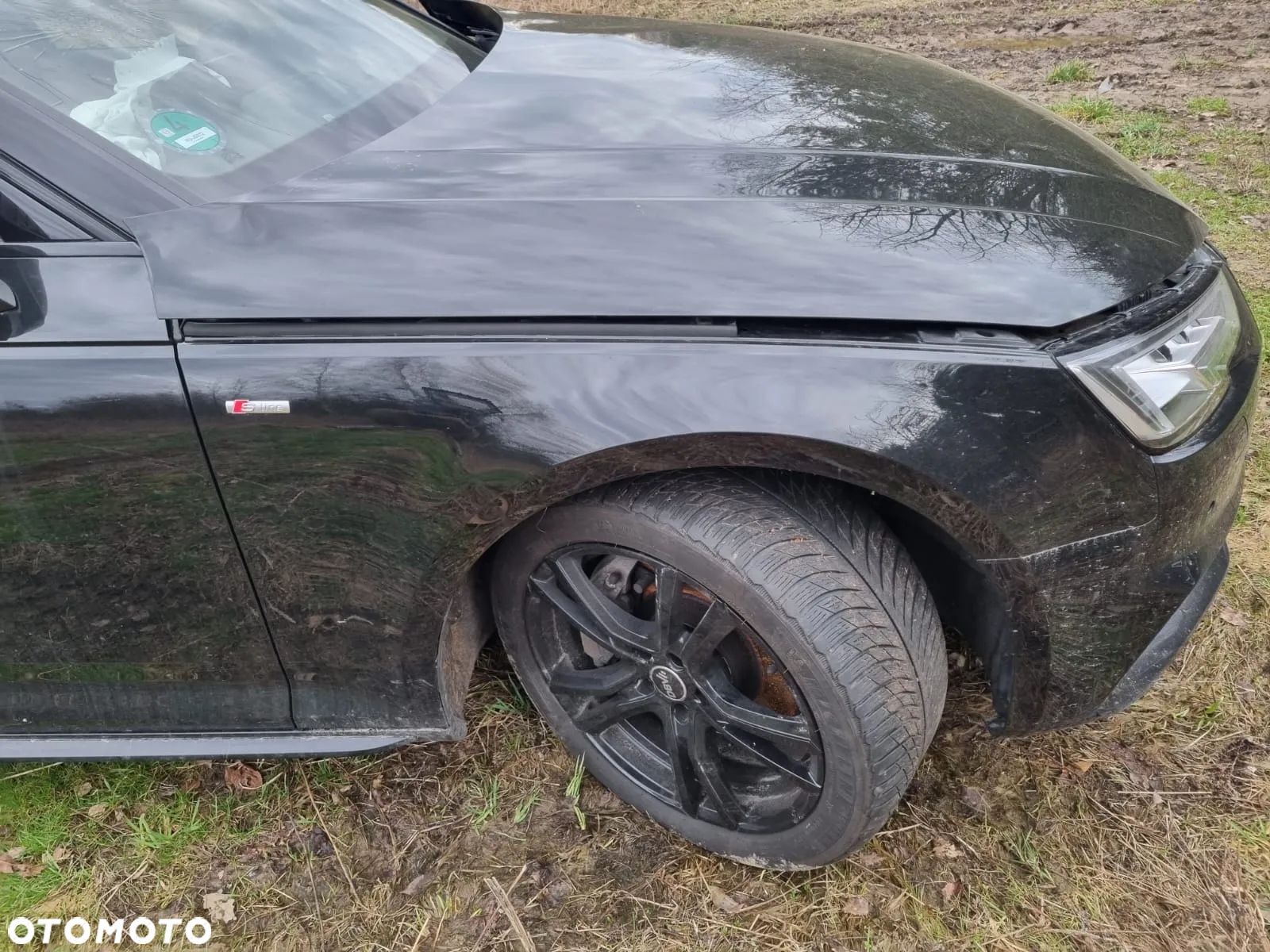 Błotnik przedni przód prawy Audi A4 B9 S-Line Kombi LY9T - 1