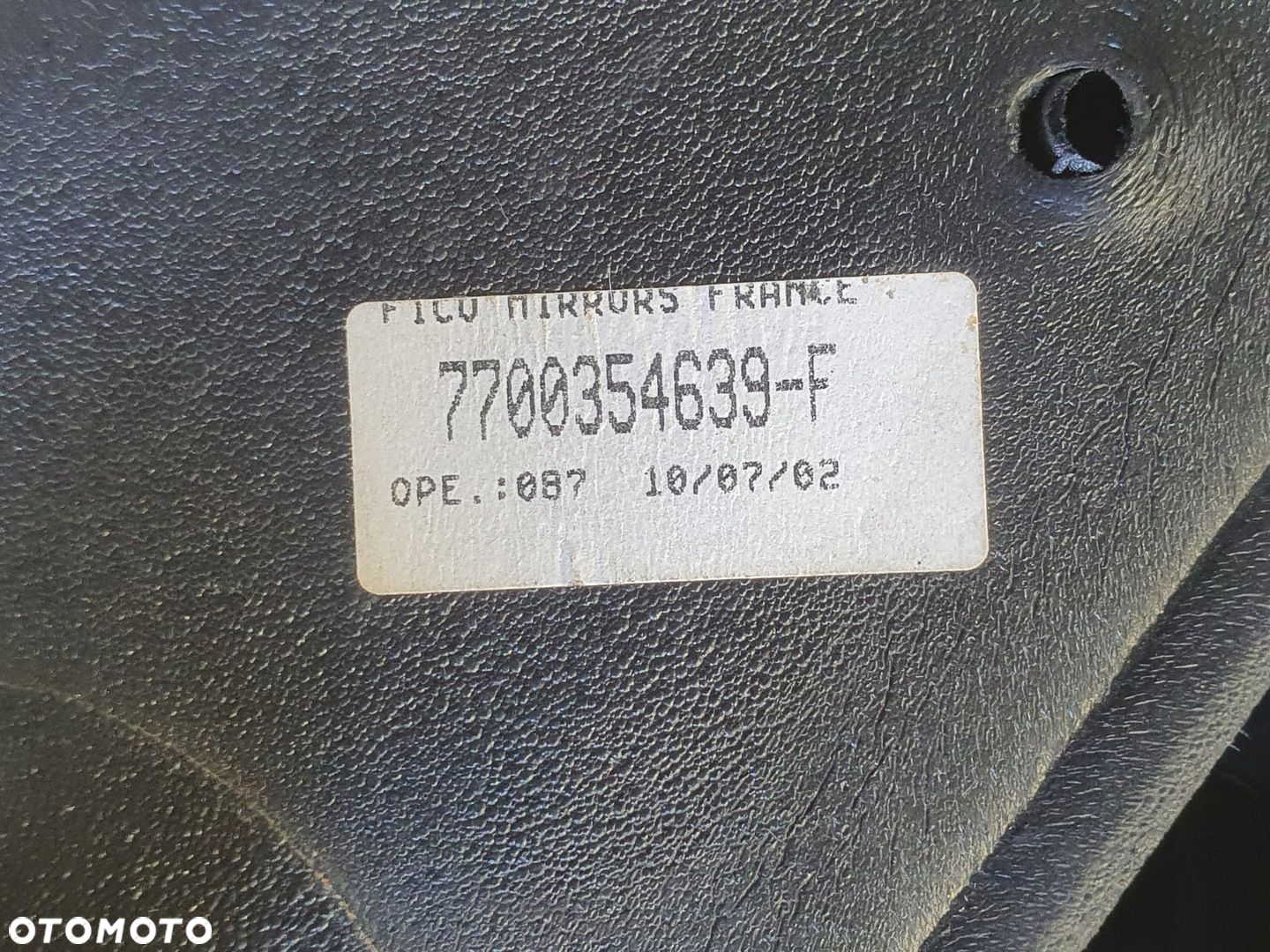 Renault Kangoo 97-08r LUSTERKO PRAWE PASAŻERA europa 5 pin 7700354639-F - 6
