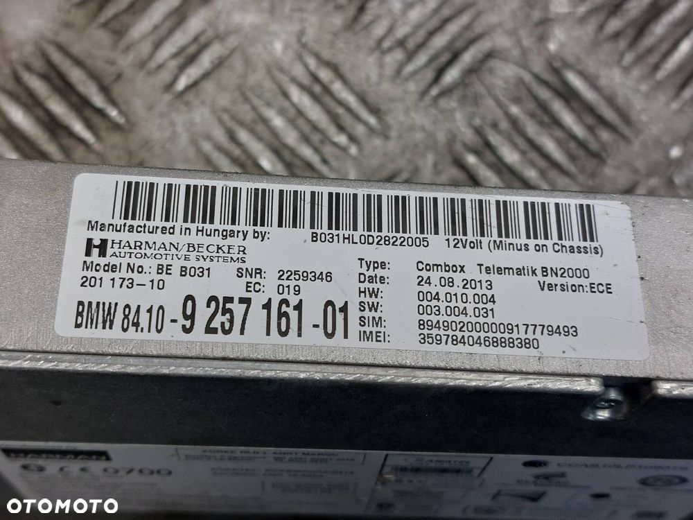 NAPĘD CZYTNIK NAWIGACJI WYŚWIETLACZ PANEL IDRIVE MODUŁ BLUETOOTH BMW X1 E84 - 4