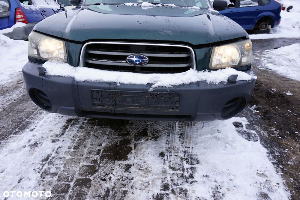MASKA ZDERZAK BŁOTNIKI LAMPY FORESTER II SG 2J4  SUBARU 2002-2006 ZIELONY PRZÓD KOMPLETNY - 20