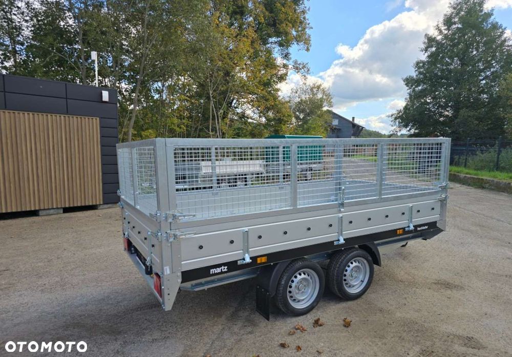 Martz Martz Hochlader przyczepa dwuosiowa 320/2 2,7T burty Alu - 7