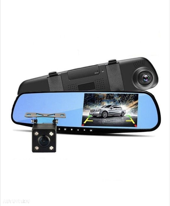 Camera Video Auto Dubla Tip Oglinda Full-HD - 5