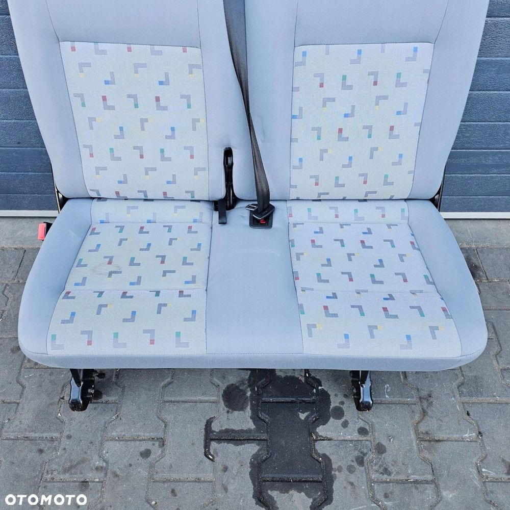 VW T5 T6 fotel podwójny dwójka kanapa 2 rząd TYŁ LLL - 3