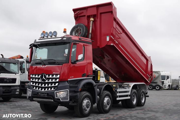 Mercedes-Benz ACTROS 4145 / 8x8 / MANUAL / CANAL SPATE