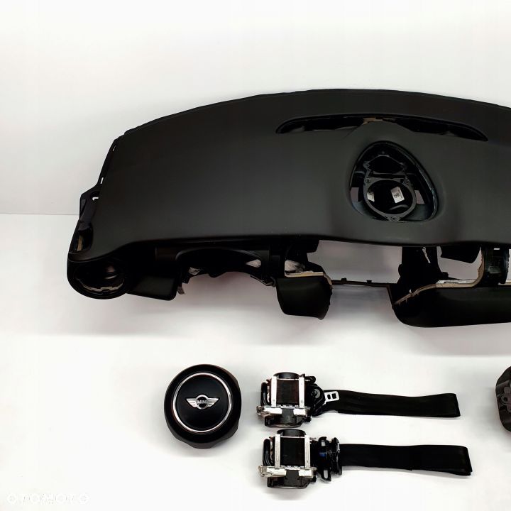MINI COOPER F55 F56 DESKA ROZDZIELCZA KONSOLA KOKPIT PULPIT PODUSZKI AIRBAG AIR BAG PASY KIT SET - 2