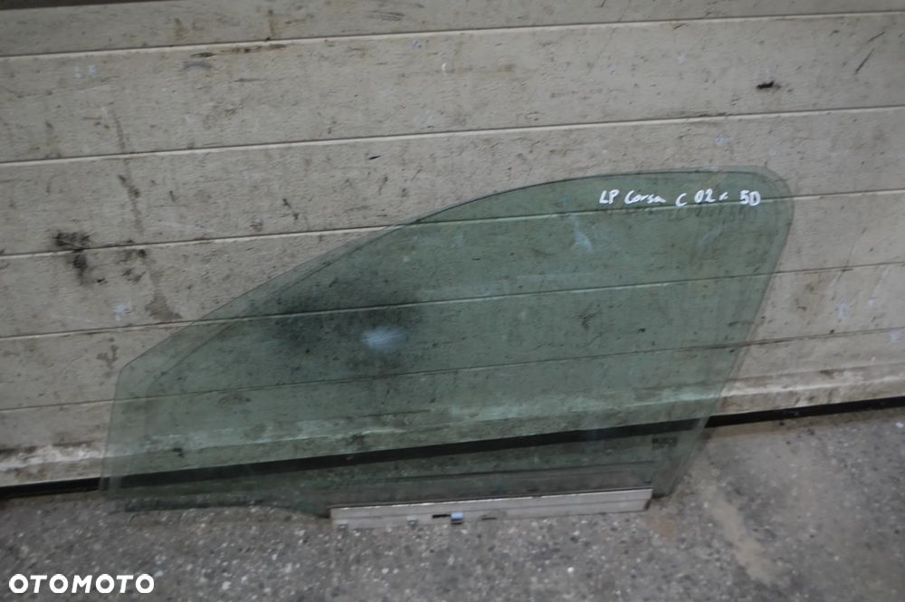 SZYBA BOCZNA DRZWI LEWY PRAWY PRZÓD PRZEDNIA LEWA PRAWA OPEL CORSA C 5D 2002R. 2005R. - 3