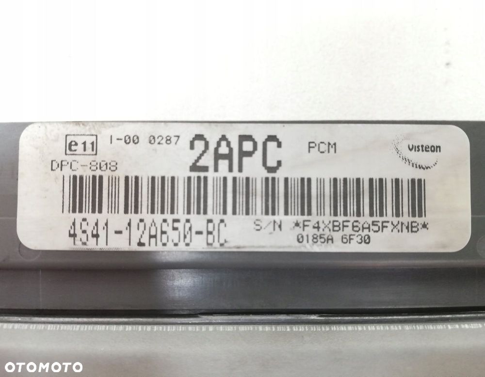 KOMPUTER SILNIKA STEROWNIK FORD TRANSIT CONNECT 1.8 TDDI 4S41-12A650-BC - 4