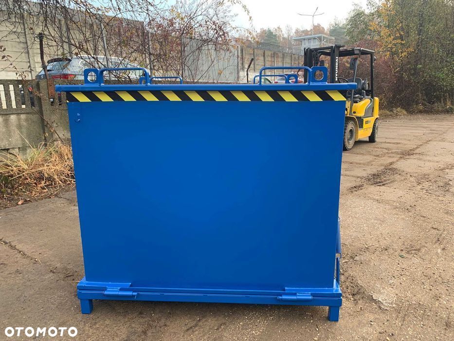 Kontener Metalowy Z Otwieranym Dnem PMDC 1700 L POJEMNIK - 3