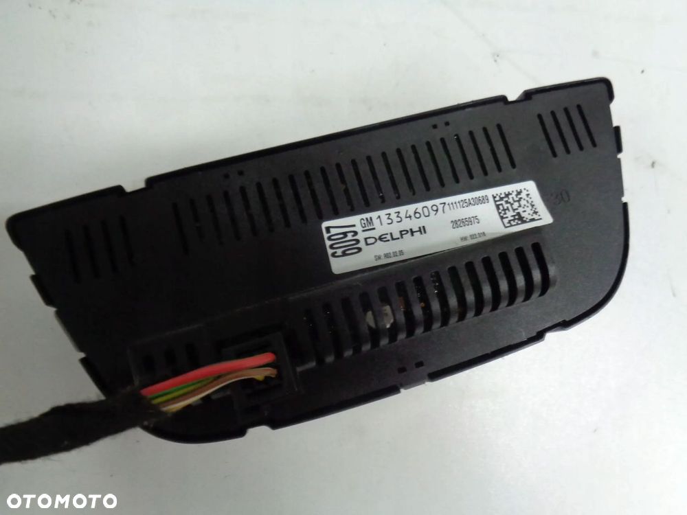 opel astra j meriva b panel klimatyzacji 13346097 - 3