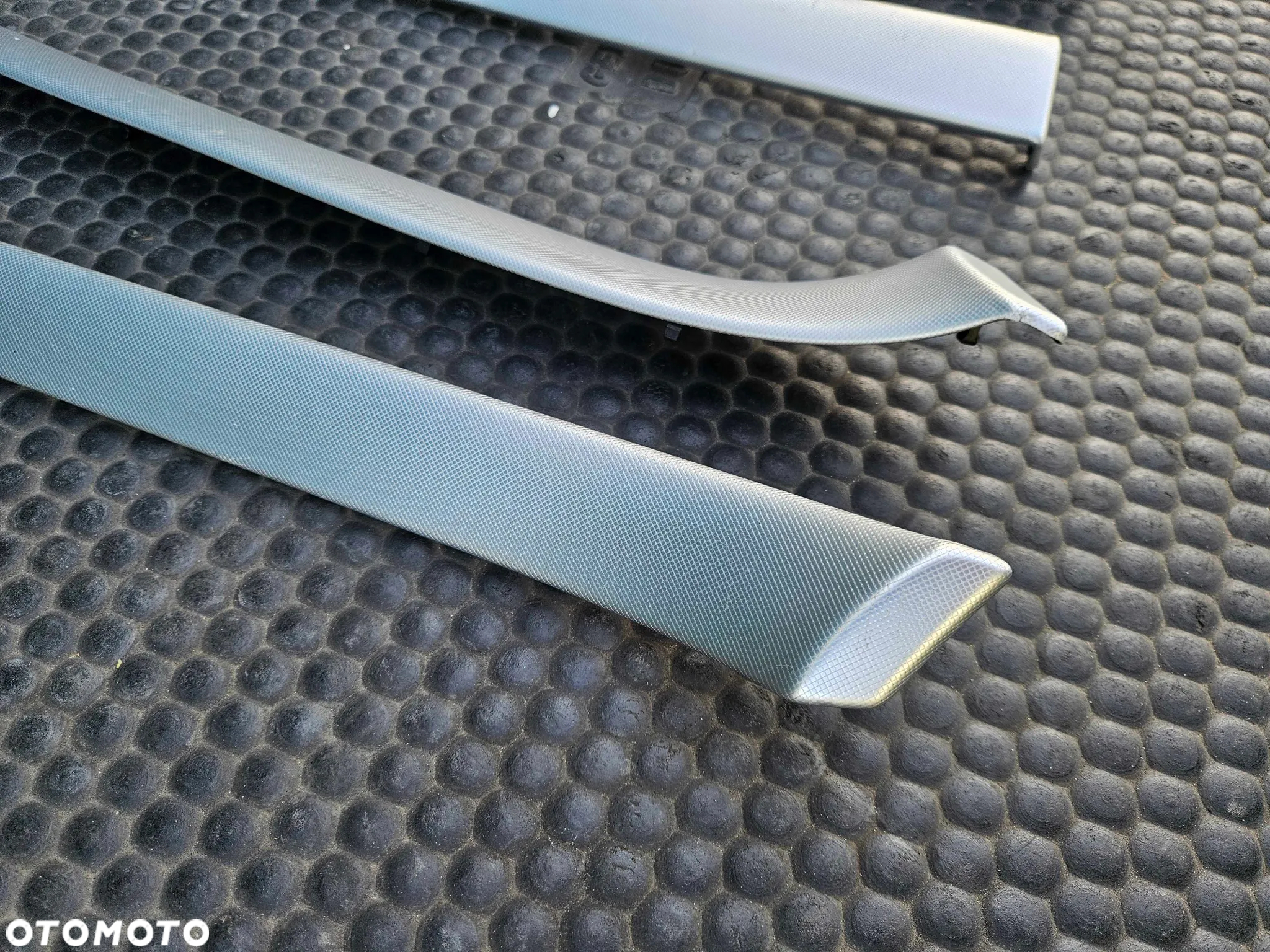 Listwy Ozdobne Dekor Listwa Drzwi Srebrne Rybia Luska Carbon Audi A4 B6 B7 - 23