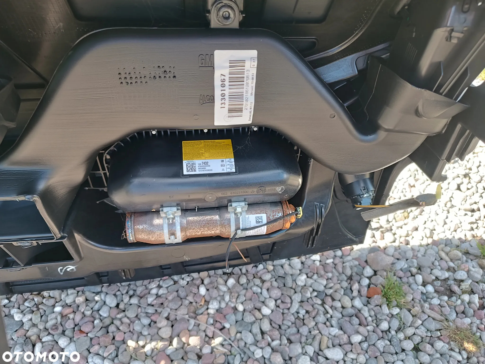 KONSOLA DESKA ROZDZIELCZA KOMPLETNA PODUSZKA KIEROWCY PASAŻERA PASY  opel astra j iv 2011r - 3