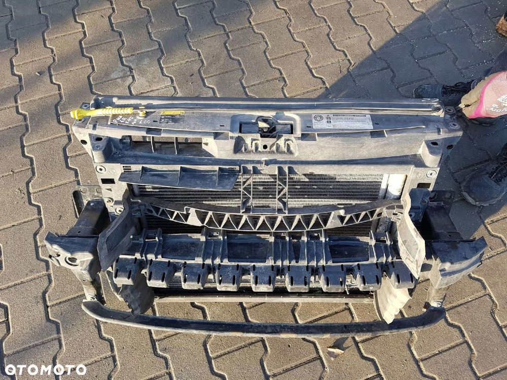 VW POLO V 6R 6C LIFT 15-17r 1.4 TDI PAS PRZEDNI CHŁODNICA WENTYLATORY - 3