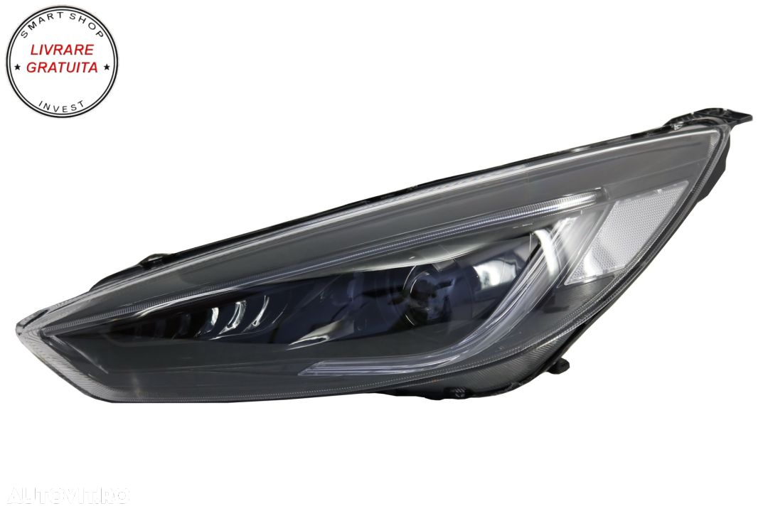Faruri LED DRL Ford Focus III Mk3 Facelift (2015-2017) Bi-Xenon Design Semnalizare- livrare gratuita - 3