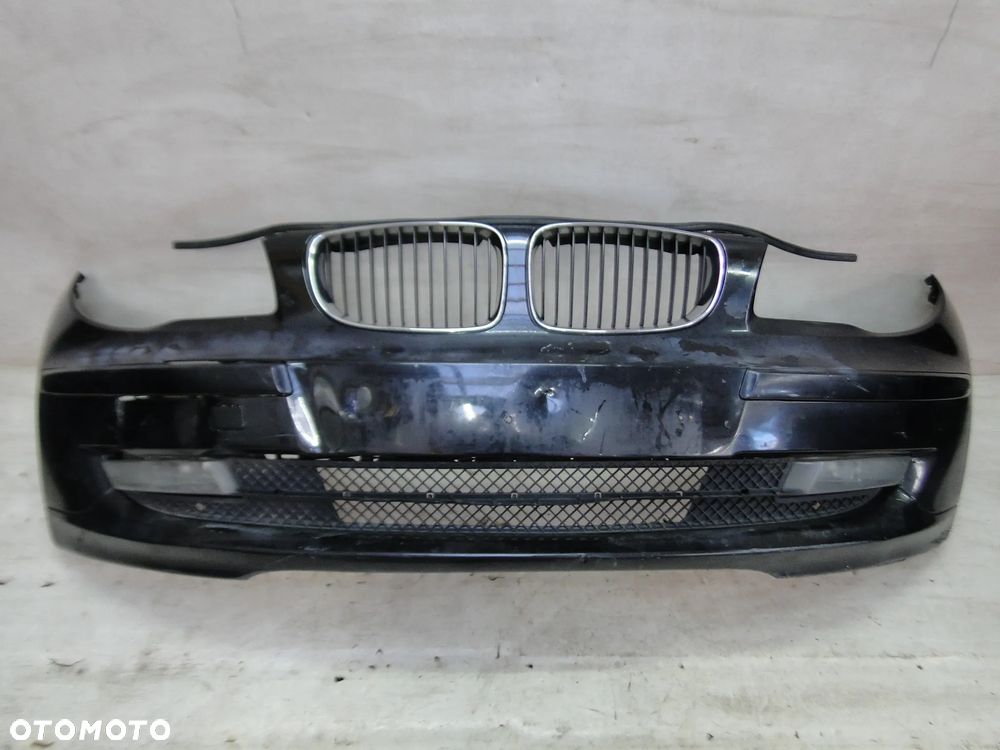 BMW 1 E81 E87 LIFT ZDERZAK PRZÓD PRZEDNI BLACKSAPHIRRE - 1