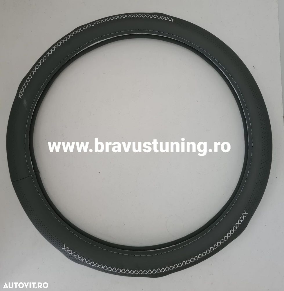 Husa Volan Piele Ecologica perforata - 5