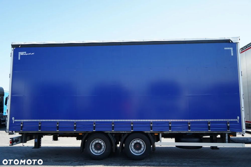 Scania S 450 / ZESTAW TANDEM / FIRANKA / 120 M3 / PRZEJAZDOWY / DACH PODNOSZONY / OŚ PODNOSZONA / - 11