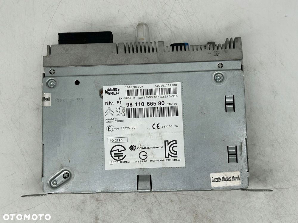 radioodtwarzacz stacja multimedialna peugeot 208 9811066580 - 2
