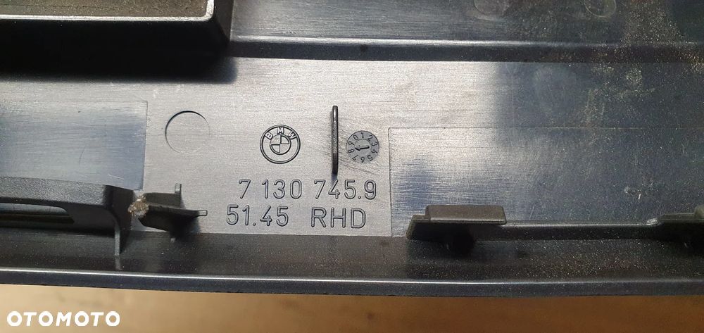 Osłona zaślepka deski konsoli BMW 3 E90 7130745 - 4