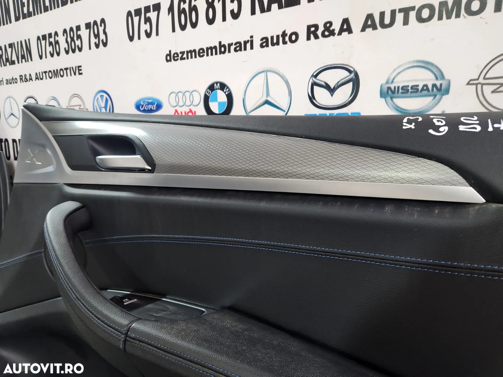 Fete Fata Tapiterie Usa Stanga Dreapta Fata Spate M Paket Bmw X3 X4 G01 G02 F97 F98 Lumini Ambienta - 7