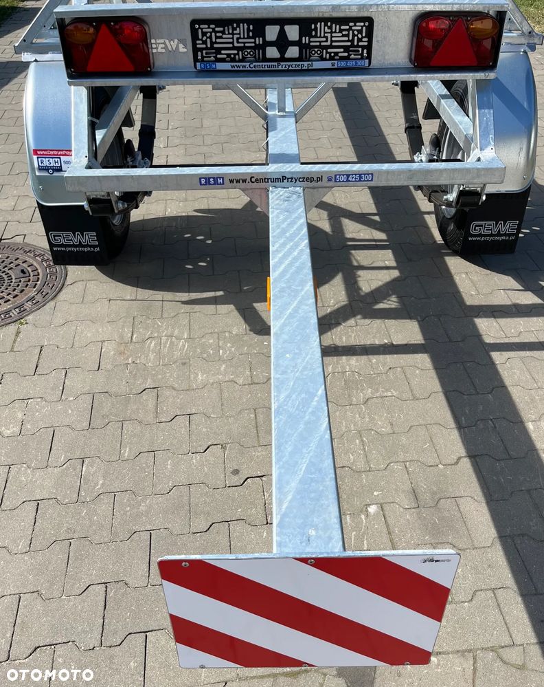 GEWE Przyczepa dłużyca kłonicowa GEWE typ P0750 8 m DMC: 750 kg - 18