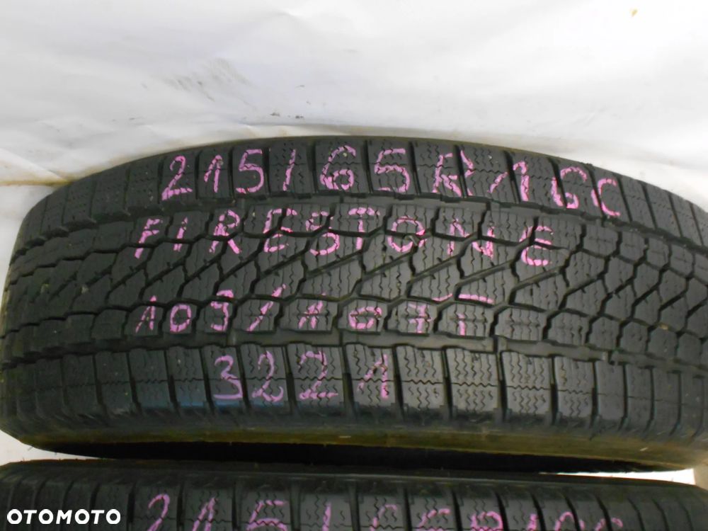 OPONY 215/65R16C FIRESTONE VANHAWK 2 WINTER DOT 4521 9.3MM - 2