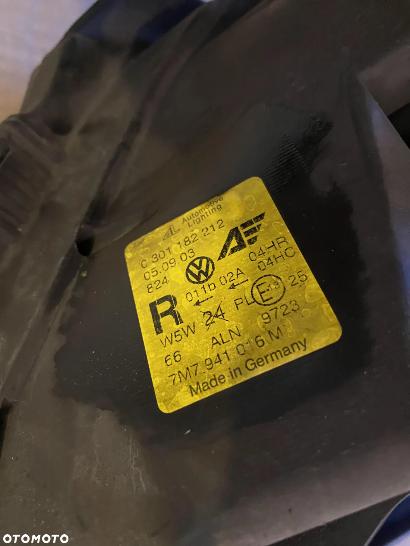 Lampa Seat Alhambra 03r prawa przód OE - 3