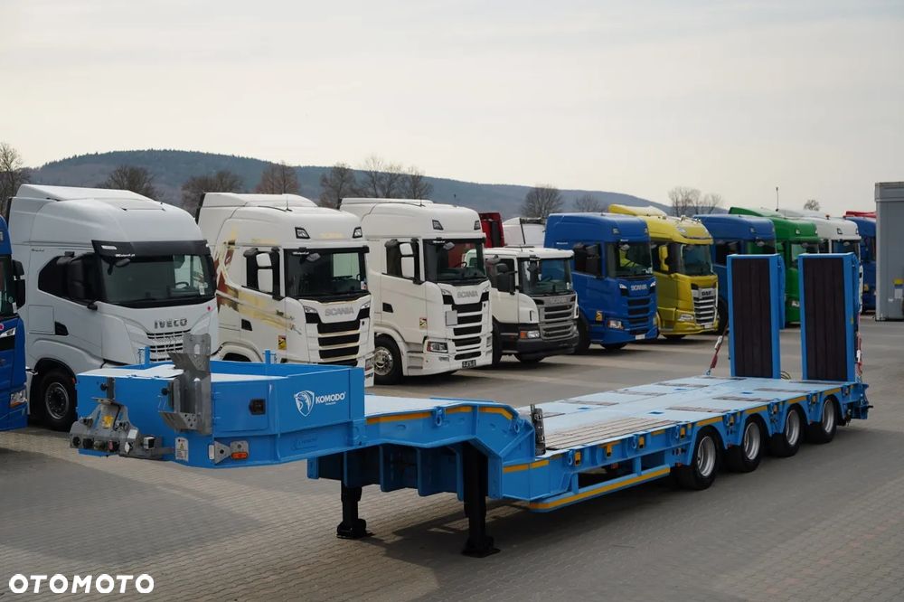 Inny KOMODO / KMD4 / NACZEPA LAWETA / NISKOPODWOZIE / OSIE SKRĘTNE / OŚ PODNOSZONA / NAJAZDY HYDRAULICZNE / - 1