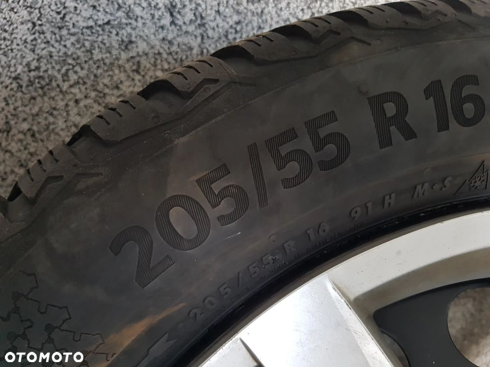 KOŁA ZIMOWE KOŁPAKI 205/55R16 VW GOLF CADDY PASSAT JETTA SKODA  AUDI 5X112 - 22