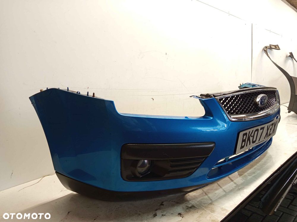 ^ ZDERZAK PRZÓD PRZEDNI DO FORD FOCUS MK2 II Q8 NIEBIESKI HALOGENY - 3