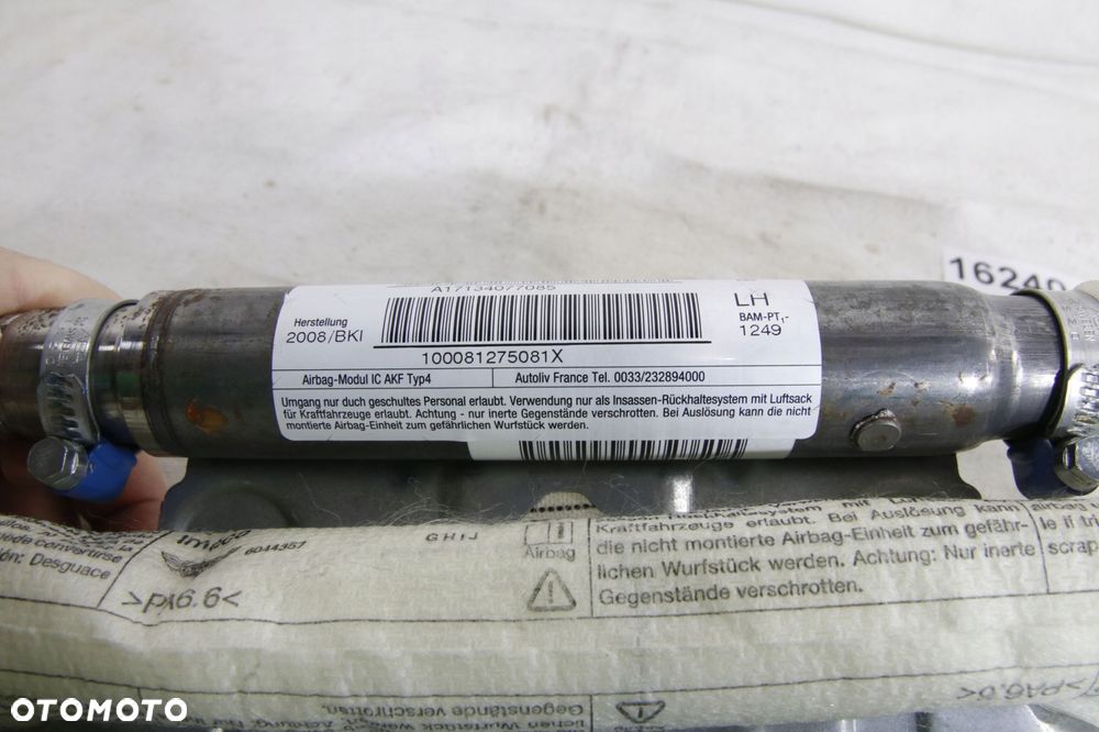 kurtyna poduszka airbag lewa oryginał mini cooper one r56 2007-2014 - 4