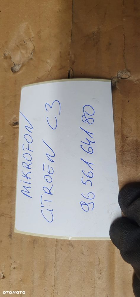 Mikrofon zestawu głośnomówiącego Citroen C3 II 9656164180 - 4