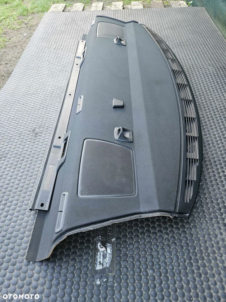 Półka Podszybie 7058347 9111244 7123386 Kratka Listwa Bagażnika Osłona Tapicerka Czarna Tył Tylna BMW 3 E90 LCI Lift Sedan - 6