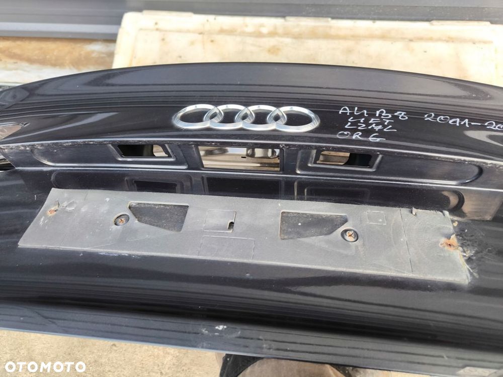 KLAPA TYLNA TYŁ AUDI A4 B8 LIFT SEDAN LZ7L 2011-2016 ORYGINAŁ ! - 13