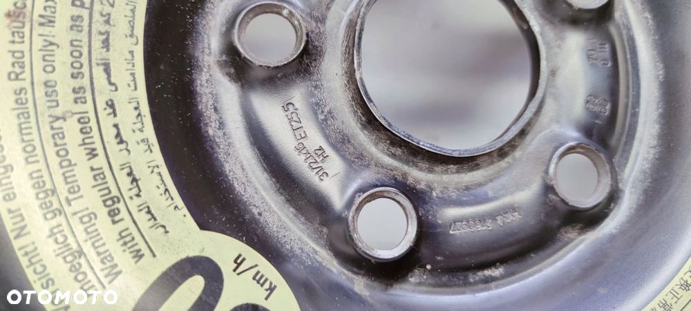 KOŁO DOJAZDOWE AUDI A3 8P VW SEAT 1K0601027S R16 - 7