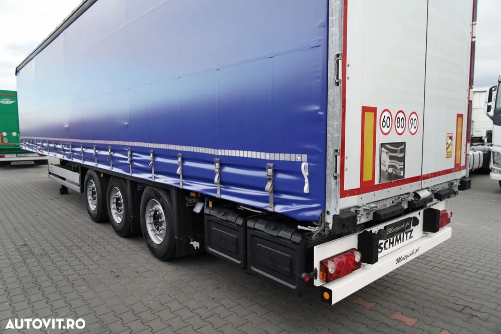 Schmitz Cargobull CORTINĂ / STANDARD / REMORCA DIN OȚEL - 9 M / ACOPERIȘ CULISANT / AXĂ CULISANTĂ / 2021 - 11