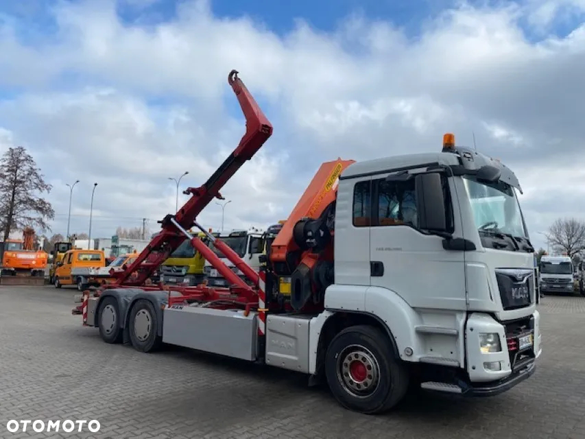 MAN TGS 26.480 6X4 EURO 6  hakowiec MEILLER RK 20.65TS z żurawiem PALFINGER PK34002-SH - 21