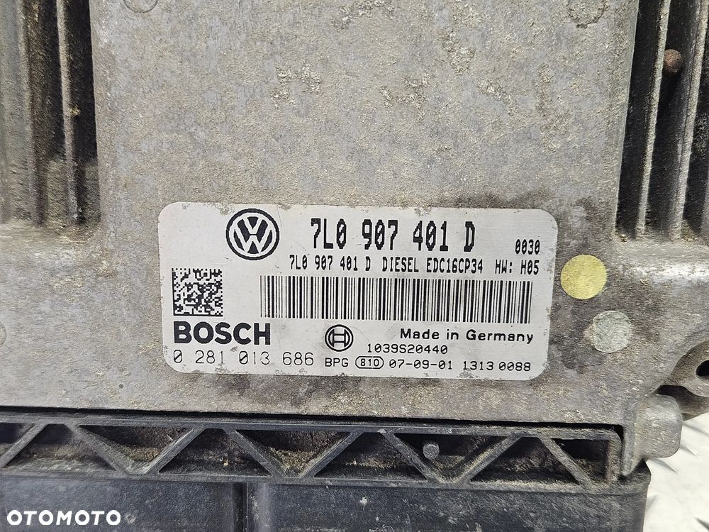 VW TOUAREG 7L 03-09R ZESTAW STARTOWY 3.0 TDI BKS V6 ROZRUCHOWY DO ODPALENIA 7L0907401D 3D0909139B 4E0905852E KLUCZYK - 3