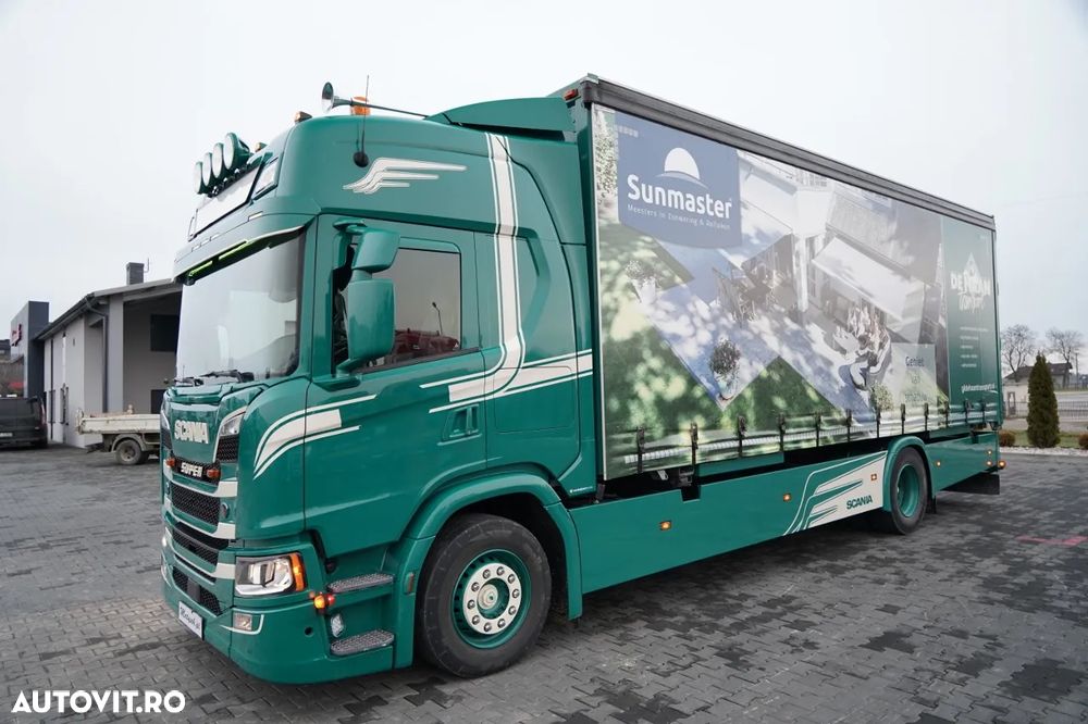 Scania G 280 / SOLO / 4x2 / CORTINĂ - 7,7 m / BDE / FULL AIRMATIC / PLUSĂ / PIELE - 2