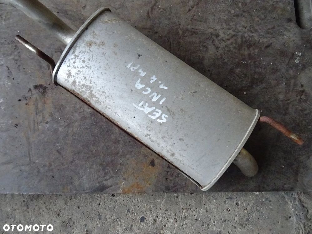 SEAT INCA 97-05 1.4B TŁUMIK WYDECH ŚRODKOWY KOŃCOWY - 2