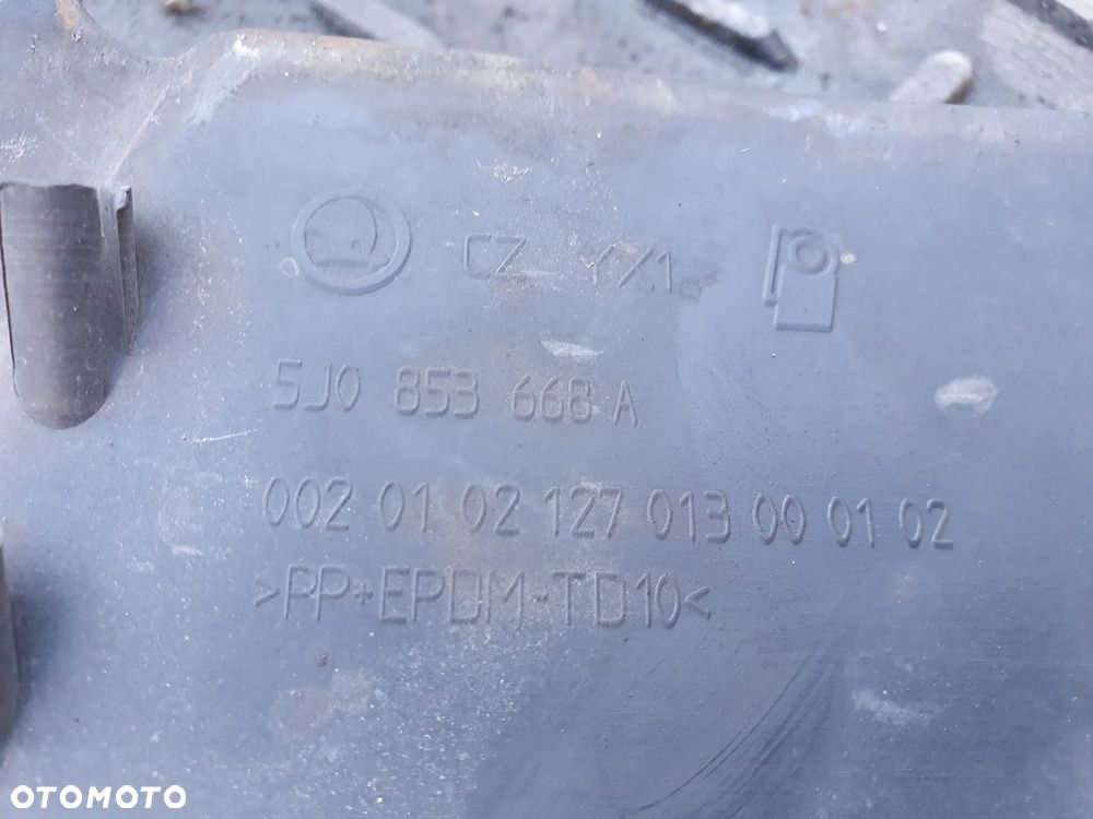 SKODA ROOMSTER FABIA II GRILL ATRAPA ZDERZAKA PRZÓD 5J0853668A RAMKA CHROM - 5