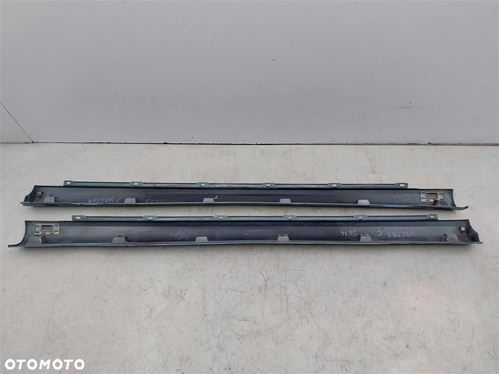 Listwy progowe ozdobne komplet Opel Vectra C 2002-2008 SEDAN LAK:Z169 3NU - 10