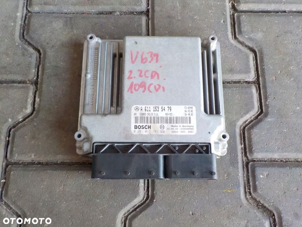VITO VIANO W 639 2.2 CDI KOMPUTER STEROWNIK SILNIKA A6111535479 - 1