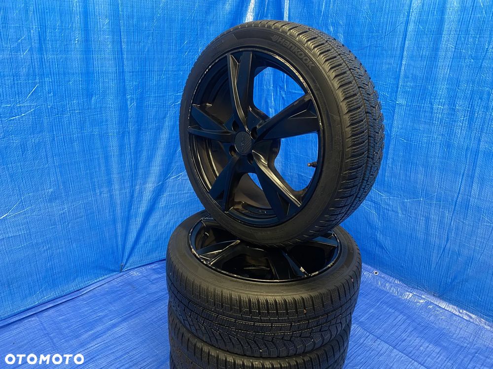 KOŁA KBA50616 KOŁO 17 FELGA ALUMINIOWE ALUSY 17" x 7J  4X100; 63,4mm 54,1mm KOMPLET ; OPONY ZIMOWE HANKOOK ; RENAULT VOLVO TOYOTA HYUNDAI KIA MAZDA SUZUKI NISSAN ITP. ORYGINAŁ - 8
