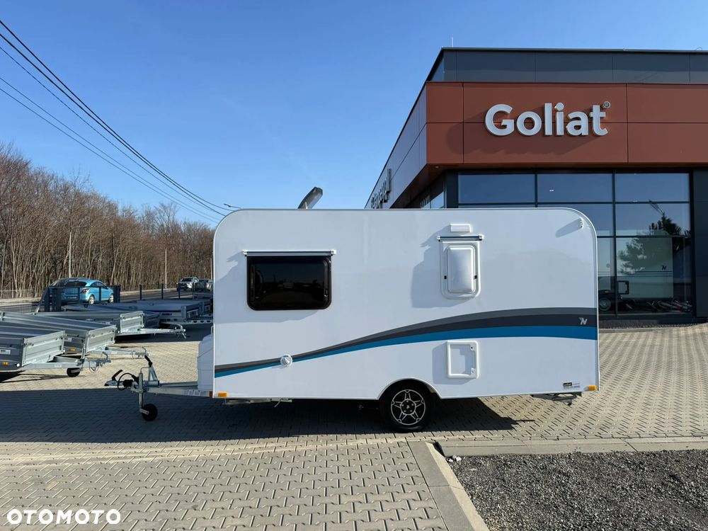 Niewiadów LAZUR przyczepa kempingowa NIEWIADÓWKA dla 4 osób z łazienką i WC 1000kg - 2