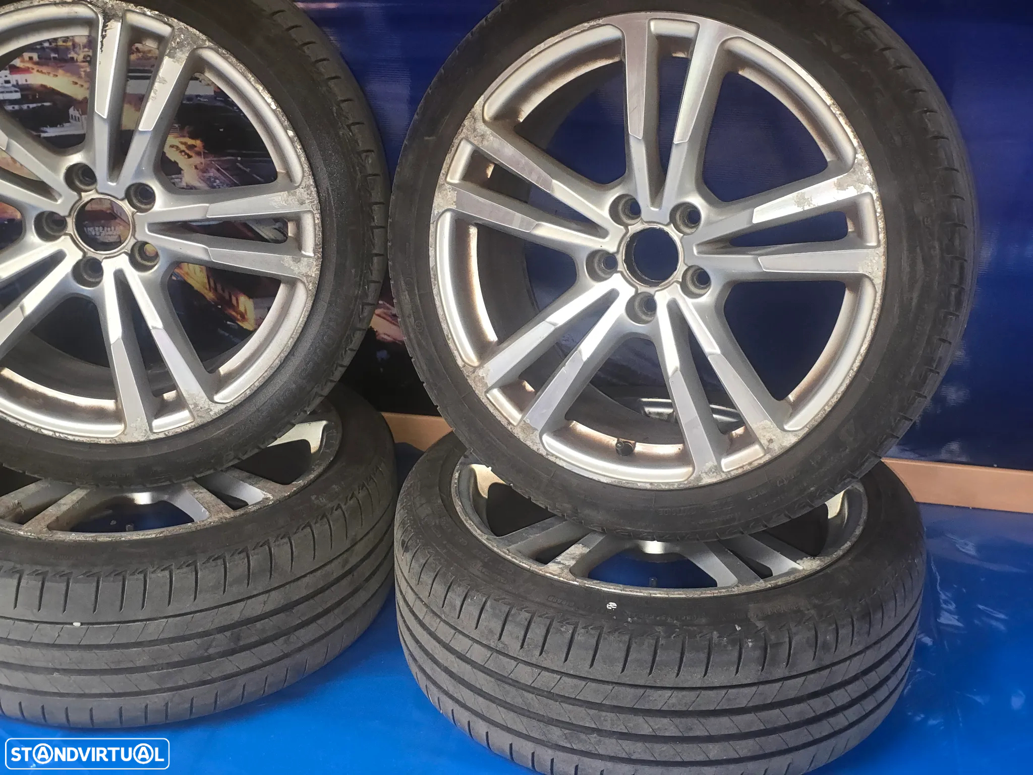 Jantes com pneus originais para audi a3 8v S-line 2014- 225/40/R18  ET46  Bridgestone - 3