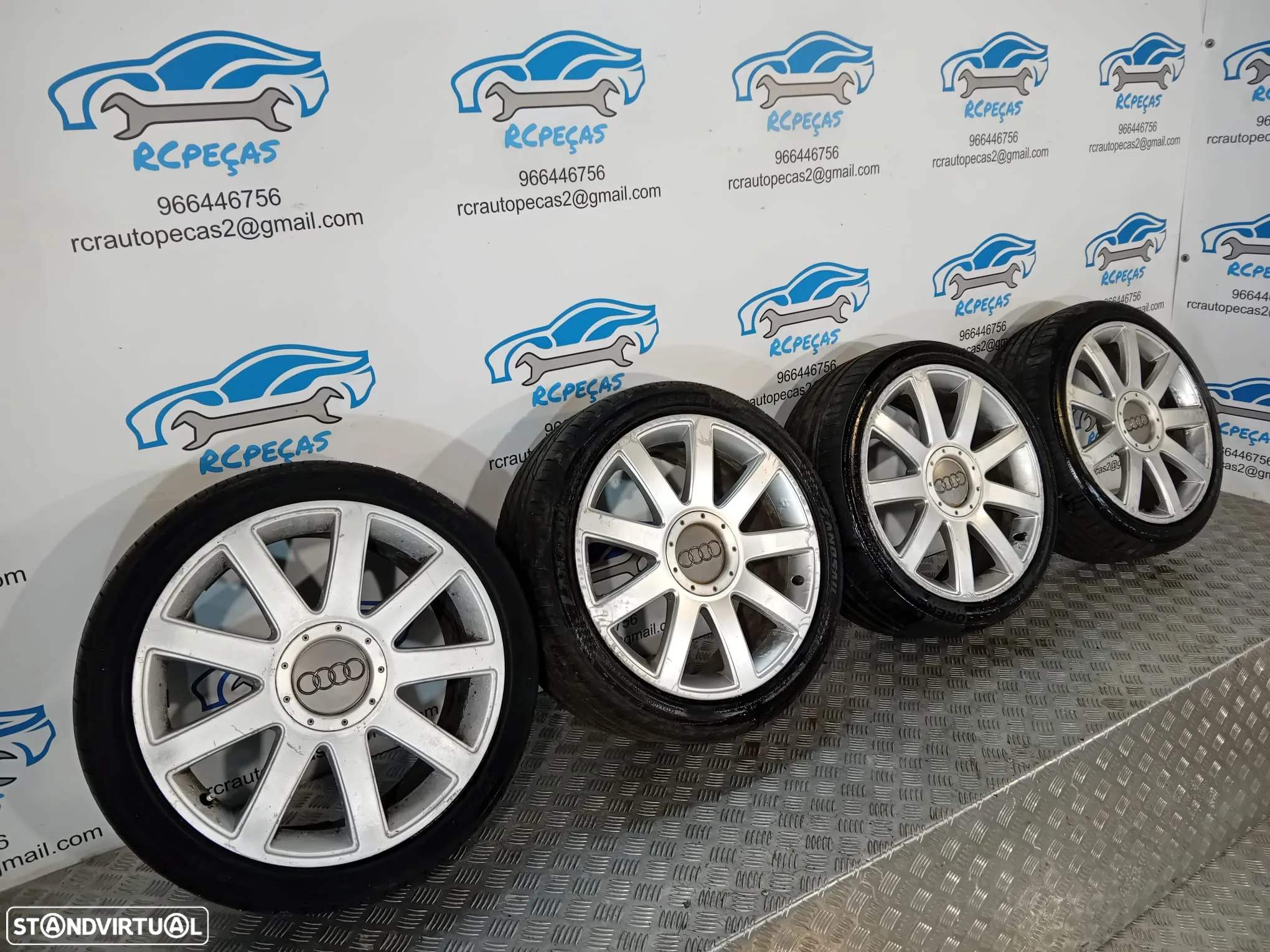 Conjunto Jantes 18 Originais Audi S-line 8J ET43 5x112 4E0601025AB - 3