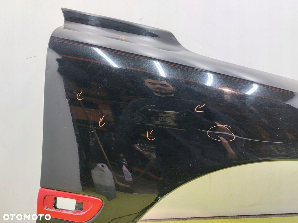 Błotnik przedni prawy VOLVO S60 I 2000-2010 BLACK STONE SOLID CZARNY - 4