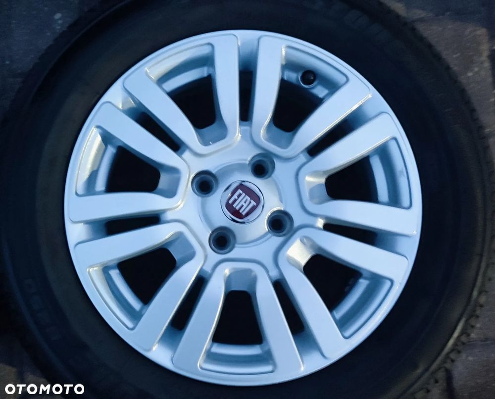 Koła Felgi Aluminiowe Oryg. Fiat Grande Punto 15 Cali 4x100 Et43 Bridgestone 185/65/15 2018r 5,8-7,0mm Bdb !! Starogard Gdański - 3