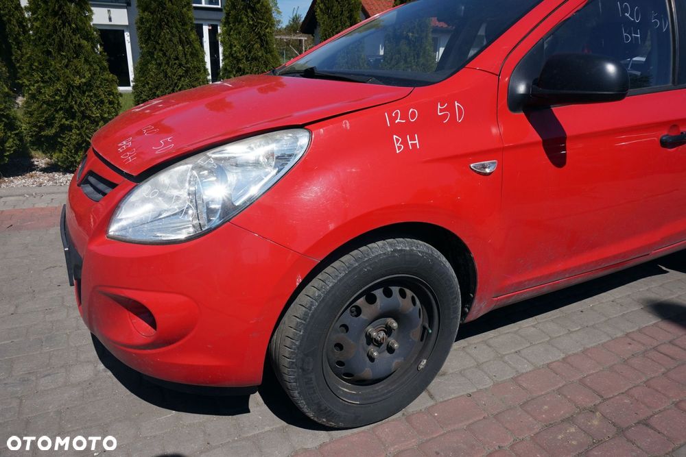 MASKA ZDERZAK BŁOTNIKI LAMPY I20 I BH  HYUNDAI 2008-2012 CZERWONY PRZÓD KOMPLETNY - 10