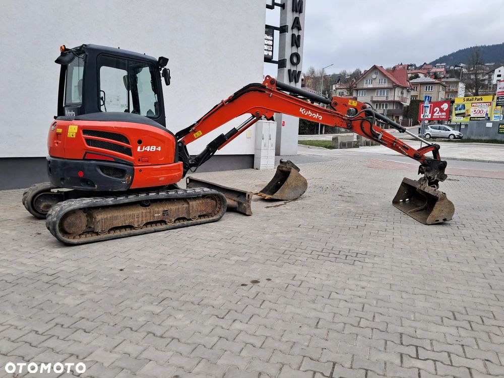 Kubota u48-4 waga 5t TON skarpówka hydrauliczna * 2019r * sprawne oświetlenie  *dodatkowe linie hydrauliczne 2 łyżki lusterka minikoparka u55 kx57 u50 instrukcja PL Red KEY Yanmar Cat JCB Tekeuchi Kubota - 21